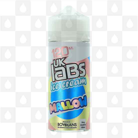 Mallow | Ice Cream by UK Labs E Liquid | 100ml Short Fill, Strength & Size: 0mg • 100ml (120ml Bottle)