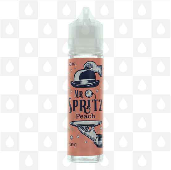 Peach by Mr Spritz E Liquid | 50ml Short Fill, Strength & Size: 0mg • 50ml (60ml Bottle)