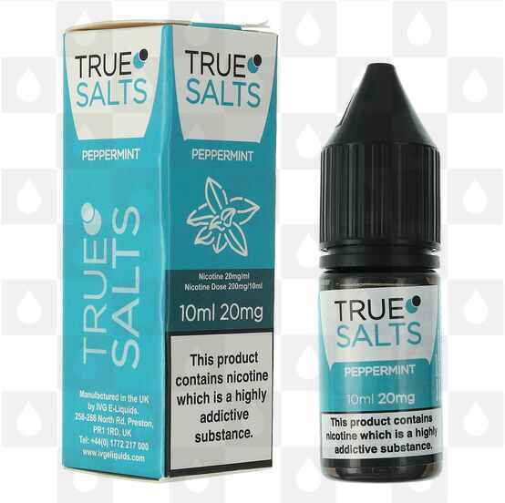 Peppermint by True Salts E Liquid | 10ml Bottles, Nicotine Strength: NS 10mg, Size: 10ml