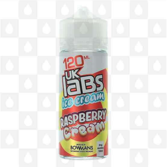 Raspberry Cream | Ice Cream by UK Labs E Liquid | 100ml Short Fill