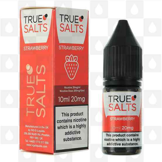Strawberry by True Salts E Liquid | 10ml Bottles, Nicotine Strength: NS 10mg, Size: 10ml