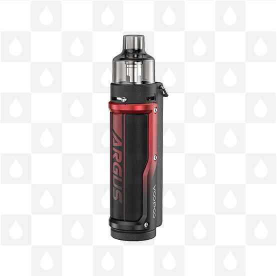 VooPoo Argus Pro Kit, Selected Colour: Litchi Leather & Red
