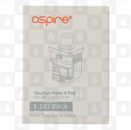 Aspire Nautilus Prime X Replacement Pod, Coil Type: BP Coil (Coil not included)