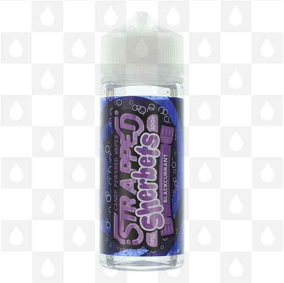 Blackcurrant Sherbet by Strapped Sherbets E Liquid | 100ml Short Fill, Strength & Size: 0mg • 100ml (120ml Bottle) - Out Of Date