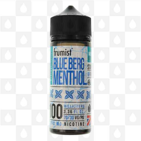 Blue Berg | Menthol by Frumist E Liquid | 100ml Short Fill, Strength & Size: 0mg • 100ml (120ml Bottle)