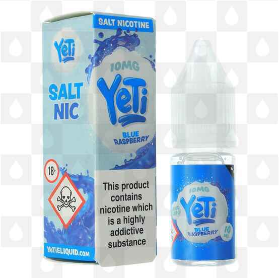 Blue Raspberry Nic Salt by Yeti E Liquid | 10ml Bottles, Nicotine Strength: NS 20mg, Size: 10ml (1x10ml)