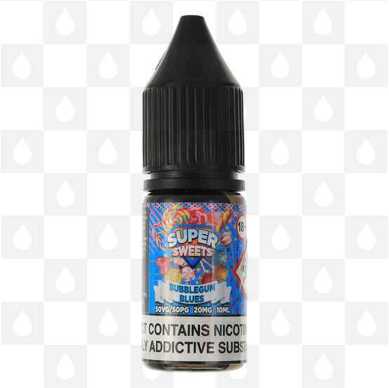Bubblegum Blues Salt Nic by Super Sweets E Liquid | 10ml Bottles, Nicotine Strength: NS 10mg, Size: 10ml