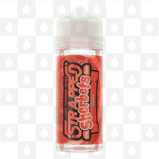 Cherry Sherbet by Strapped Sherbets E Liquid | 100ml Short Fill, Strength & Size: 0mg • 100ml (120ml Bottle) - Out Of Date