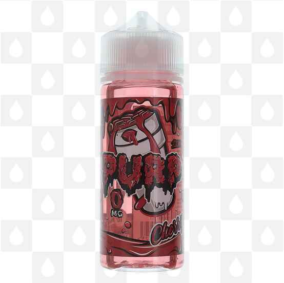 Cherry by Purp E Liquid | 100ml Short Fill, Strength & Size: 0mg • 100ml (120ml Bottle) - Out Of Date