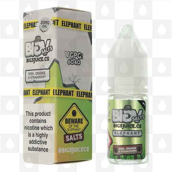 Elephant Salts 20mg by Big 5 Juice Co E Liquid | 10ml Bottles, Strength & Size: 20mg • 10ml • Out Of Date