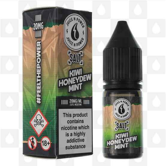 Kiwi Honeydew Mint Salt by Juice N Power E Liquid | 10ml Bottles, Nicotine Strength: NS 5mg, Size: 10ml (1x10ml)