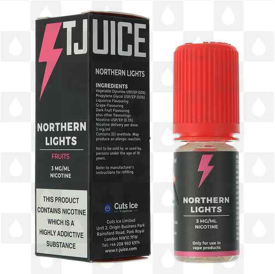 Northern Lights by Halcyon Haze | T-Juice E Liquid | 10ml Bottles, Nicotine Strength: 0mg, Size: 10ml (1x10ml)