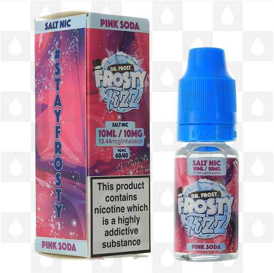 Pink Soda Nic Salt by Frosty Fizz | Dr. Frost E Liquid | 10ml Bottles, Strength & Size: 10mg • 10ml