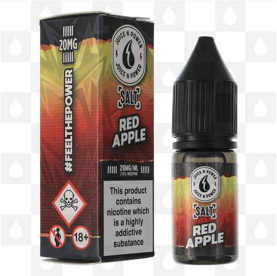 Red Apple Salt by Juice N Power E Liquid | 10ml Bottles, Nicotine Strength: NS 5mg, Size: 10ml (1x10ml)