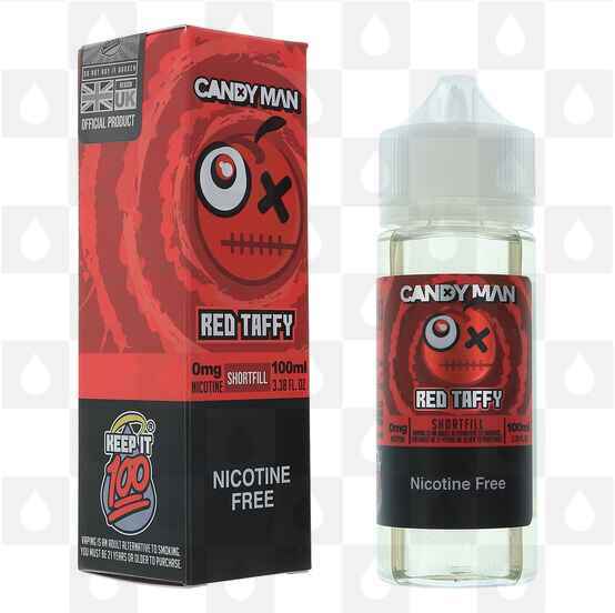Red Taffy by Candy Man | KEEP IT 100 E Liquid | 100ml Short Fill