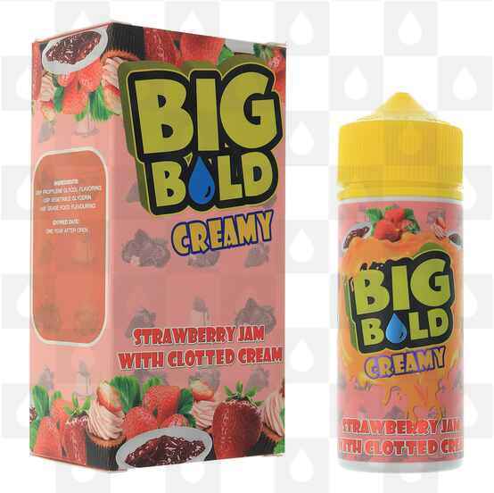 Strawberry Jam With Clotted Cream | Creamy by Big Bold E Liquid | 100ml Short Fill