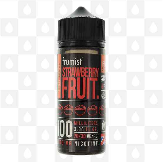 Strawberry | Fruit by Frumist E Liquid | 100ml Short Fill, Strength & Size: 0mg • 100ml (120ml Bottle)