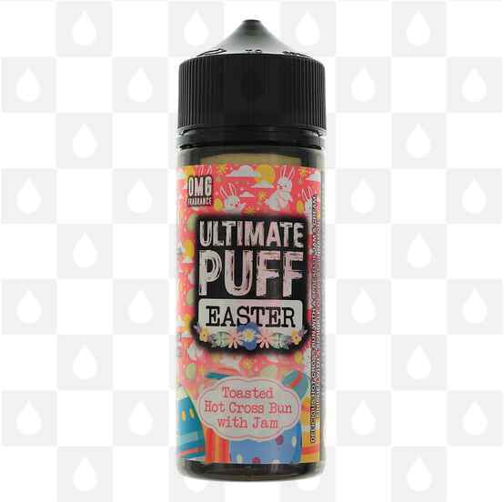 Toasted Hot Cross Bun With Jam | Easter by Ultimate E Liquid | 100ml Short Fill, Strength & Size: 0mg • 100ml (120ml Bottle)