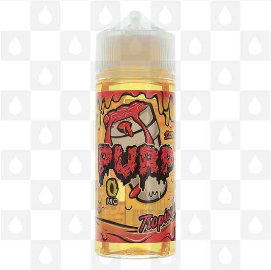 Tropical by Purp E Liquid | 100ml Short Fill, Strength & Size: 0mg • 100ml (120ml Bottle) - Out Of Date