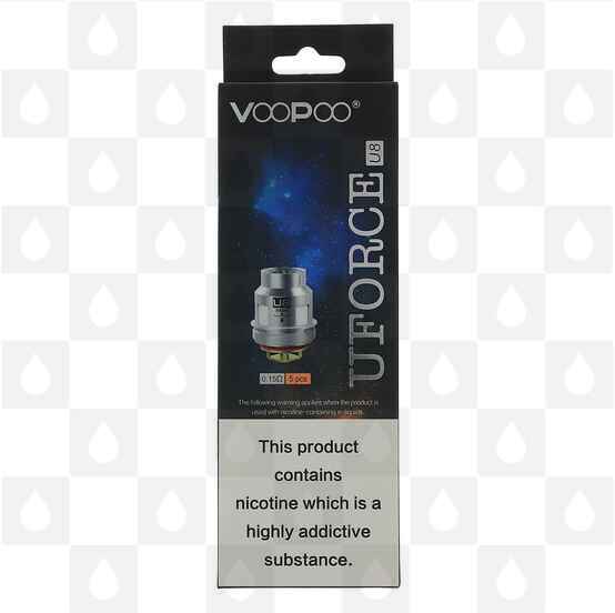 VooPoo UForce Replacement Coils, Ohms: U8 Octople Core 0.15 Ohm 70-130W