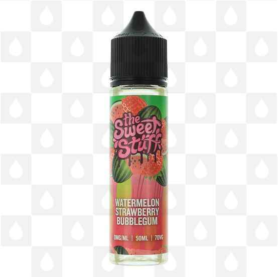 Watermelon Strawberry Bubblegum by The Sweet Stuff E Liquid | 50ml Short Fill, Strength & Size: 0mg • 50ml (60ml Bottle)