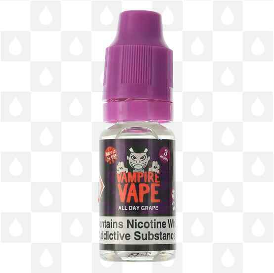 All Day Grape by Vampire Vape E Liquid | 10ml Bottles, Nicotine Strength: 12mg, Size: 10ml (1x10ml)