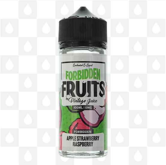 Apple Strawberry Raspberry by Forbidden Fruits E Liquid | 100ml & 200ml Short Fill, Size: 100ml (120ml Bottle)