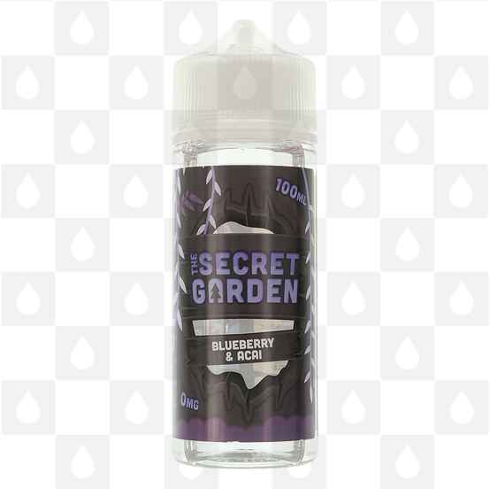 Blueberry & Acai by The Secret Garden E Liquid | 100ml Short Fill, Strength & Size: 0mg • 100ml (120ml Bottle) - Out Of Date