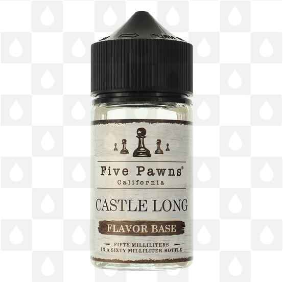 Castle Long by Five Pawns E Liquid | 50ml & 100ml Short Fill, Strength & Size: 0mg • 50ml (60ml Bottle)