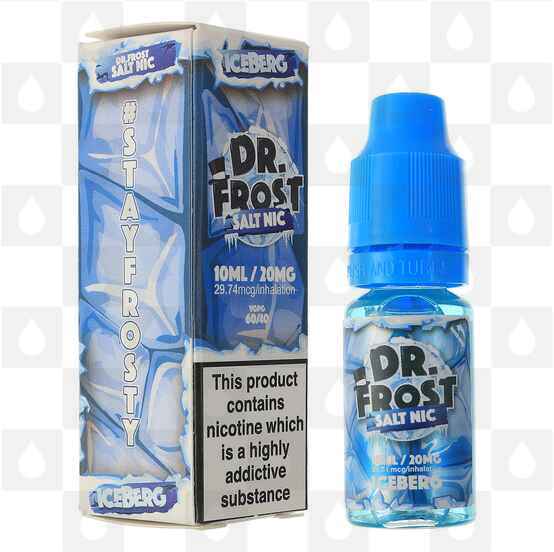 Iceberg Nic Salt by Dr. Frost E Liquid | 10ml Bottles, Strength & Size: 10mg • 10ml • Out Of Date