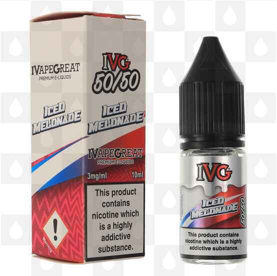Iced Melonade 50/50 by IVG E Liquid | 10ml Bottles, Nicotine Strength: 12mg, Size: 10ml (1x10ml)