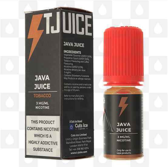 Java Juice by T-Juice E Liquid | 10ml Bottles, Strength & Size: 00mg • 10ml