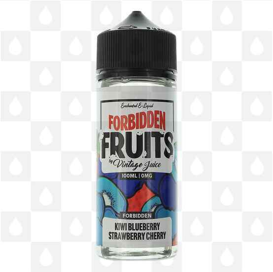 Kiwi Blueberry Strawberry Cherry by Forbidden Fruits E Liquid | 100ml & 200ml Short Fill, Size: 100ml (120ml Bottle)