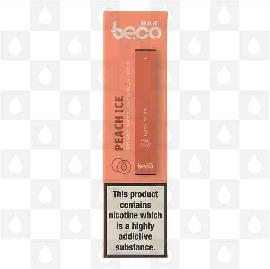 Peach Ice Beco Bar | Disposable Vapes, Strength & Puff Count: 10mg • 300 Puffs