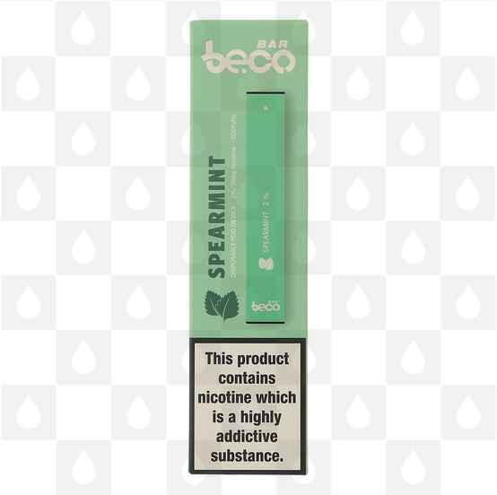 Spearmint Beco Bar | Disposable Vapes, Strength & Puff Count: 10mg • 300 Puffs