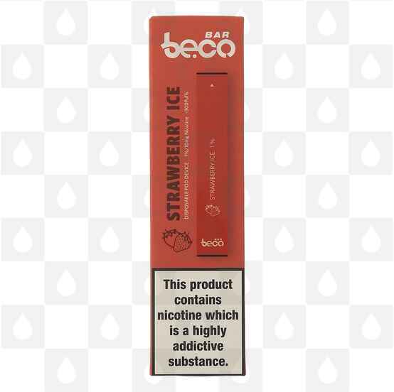 Strawberry Ice Beco Bar | Disposable Vapes, Strength & Puff Count: 10mg • 300 Puffs