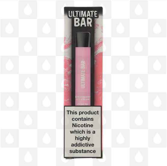 Strawberry Ice Cream Ultimate Bar | Disposable Vapes, Strength & Puff Count: 10mg • 575 Puffs