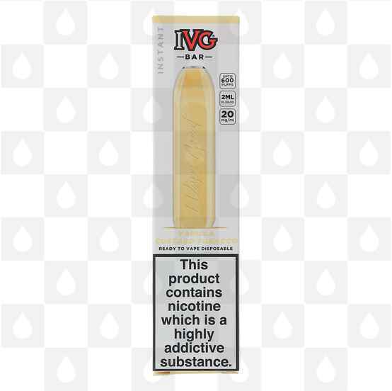 Vanilla Custard Tobacco IVG Bar Plus 20mg | Disposable Vapes
