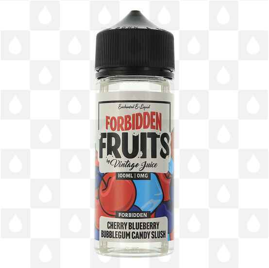Cherry Blueberry Bubblegum Candy Slush by Forbidden Fruits E Liquid | 100ml & 200ml Short Fill, Strength & Size: 0mg • 100ml (120ml Bottle)