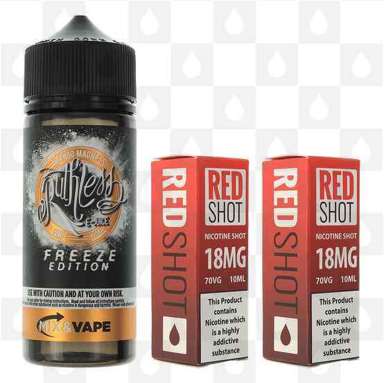 Mango Madness | Freeze Edition by Ruthless E Liquid | 100ml Short Fill, Strength & Size: 0mg • 100ml • Inc 2 x 18mg Shot