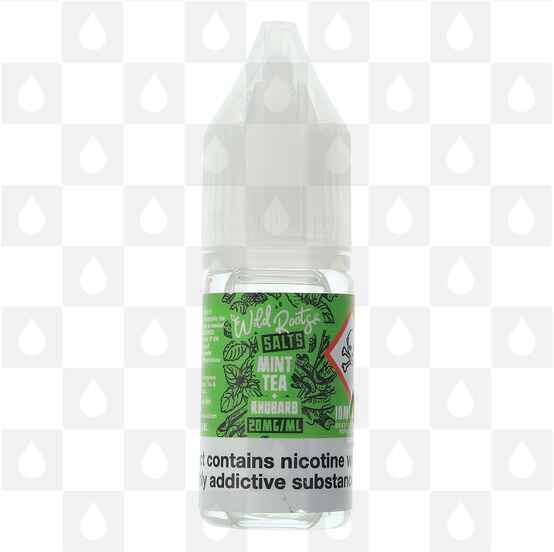 Mint Tea + Rhubarb by Wild Roots Salts E Liquid | 10ml Bottles, Strength & Size: 10mg • 10ml