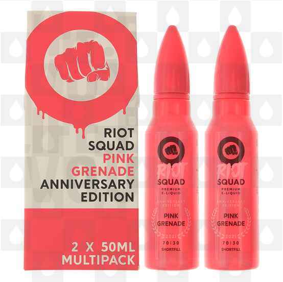 Pink Grenade Anniversary Edition By Riot Squad E Liquid | 100ml Short Fill