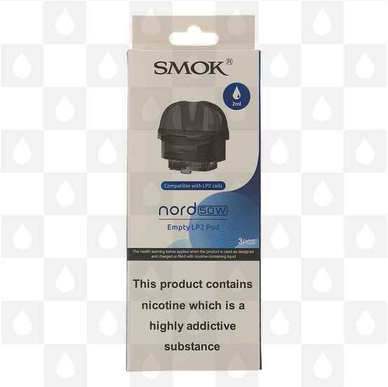 Smok Nord 50W Replacement Pods, Type: 3 x Nord 50W Pod for LP2 Coils