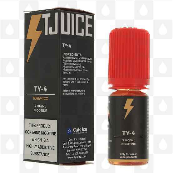 TY-4 by T-Juice E Liquid | 10ml Bottles, Nicotine Strength: 3mg, Size: 10ml (1x10ml)