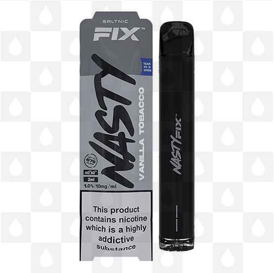 Vanilla Tobacco Nasty Fix 2.0 | Disposable Vapes, Strength & Puff Count: 10mg • 675 Puffs