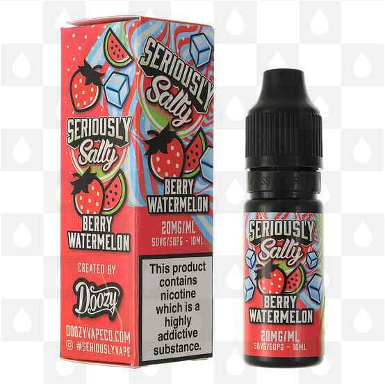 Berry Watermelon by Seriously Salty E Liquid | 10ml Bottles, Strength & Size: 20mg • 10ml