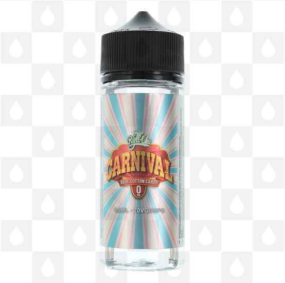 Blue Cotton Candy by Carnival | Roll Upz E Liquid | 100ml Short Fill