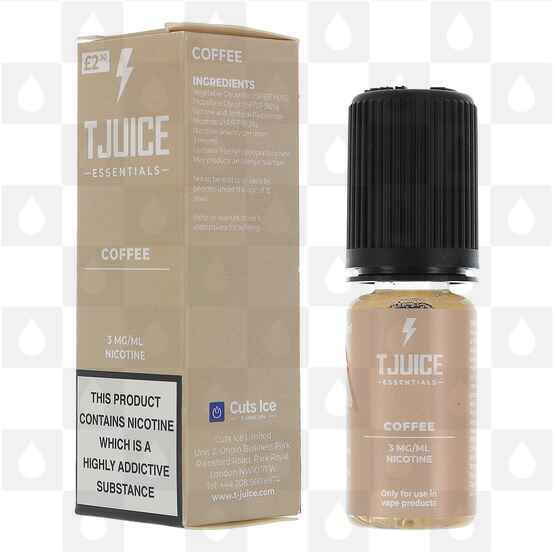 Coffee by T-Juice E Liquid | 10ml Bottles, Strength & Size: 18mg • 10ml