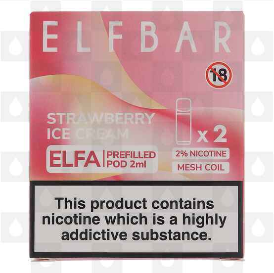 Elf Bar Elfa | Strawberry Ice Cream 20mg Pods