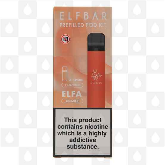 Elf Bar Elfa | Pre-Filled Pod Kit, Selected Colour: Orange